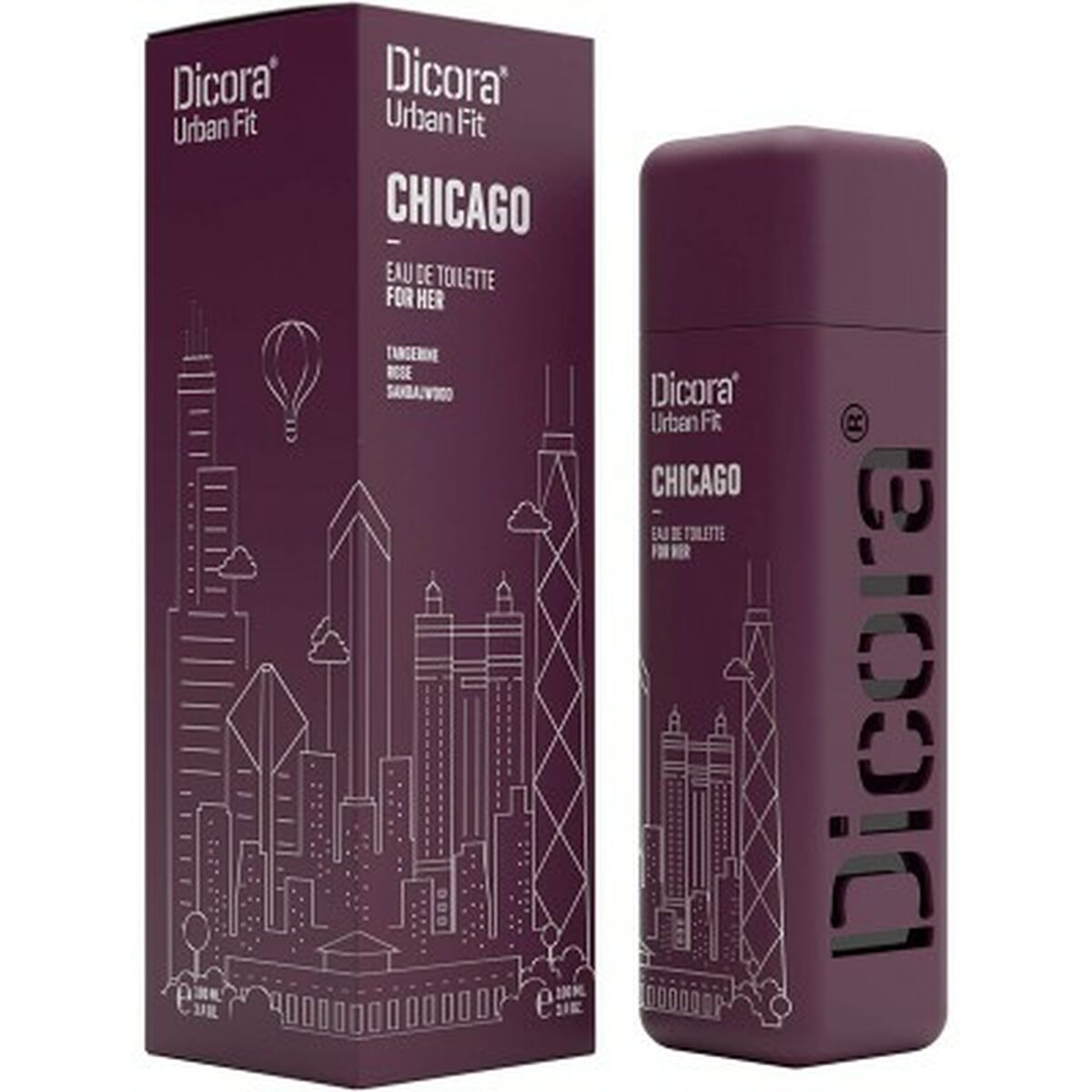 Women's Perfume Dicora Urban Fit Chicago EDT 100 ml - Perfumes for women - Dicora - Default Title