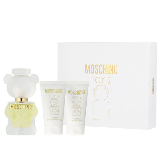 Men's Perfume Set Moschino Toy 2 EDP 3 Pieces - Cosmetic and Perfume Sets - Moschino - Default Title