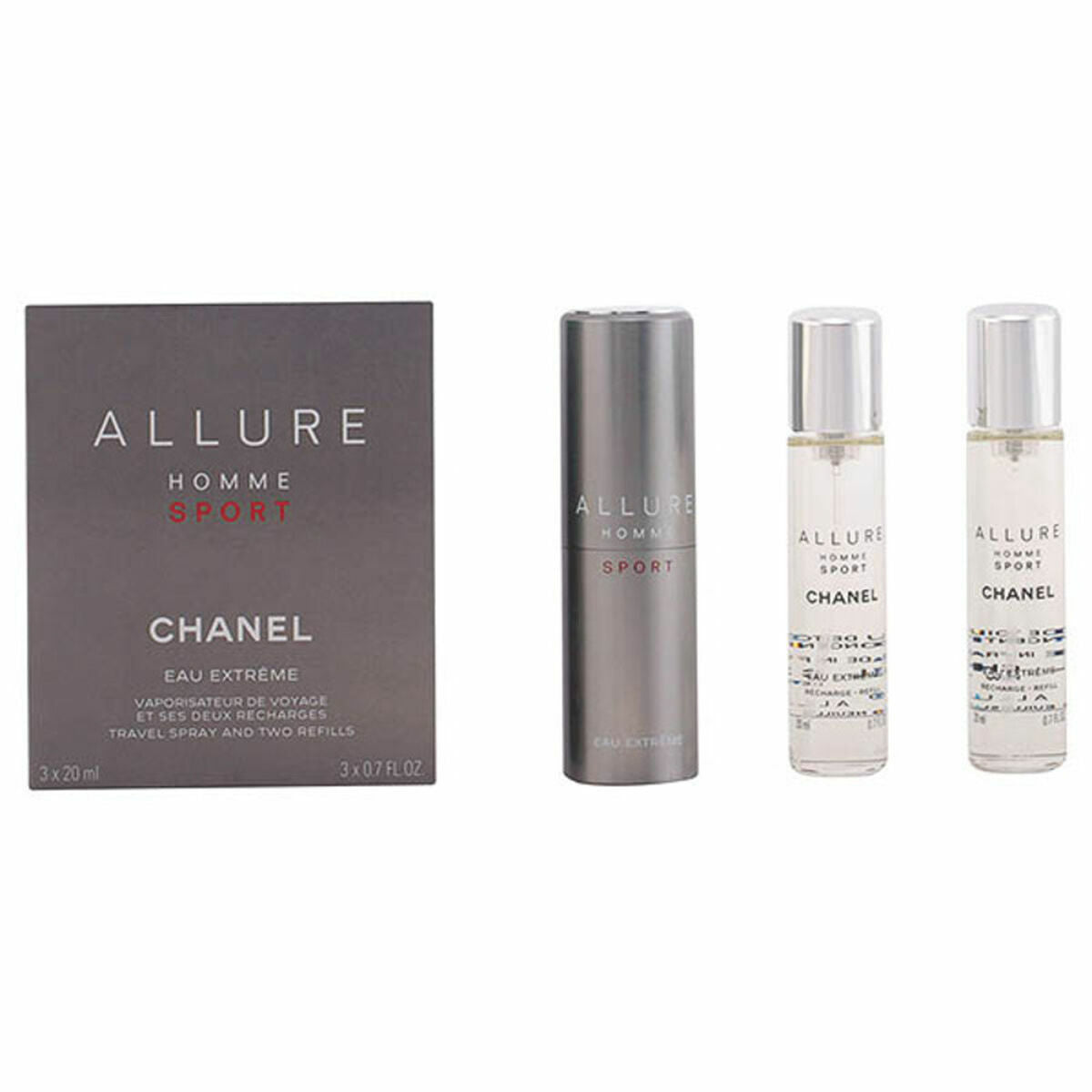 Women's Perfume Set Chanel Allure Homme Sport Eau Extrême 20 ml 2 Pieces - Cosmetic and Perfume Sets - Chanel - Default Title