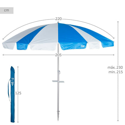 Sunshade Aktive 220 x 230 x 220 cm (6 Units)