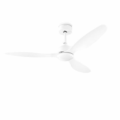 LED Ceiling Fan with 3 ABS Blades Flaled InnovaGoods White 36 W 52" Ø132 cm