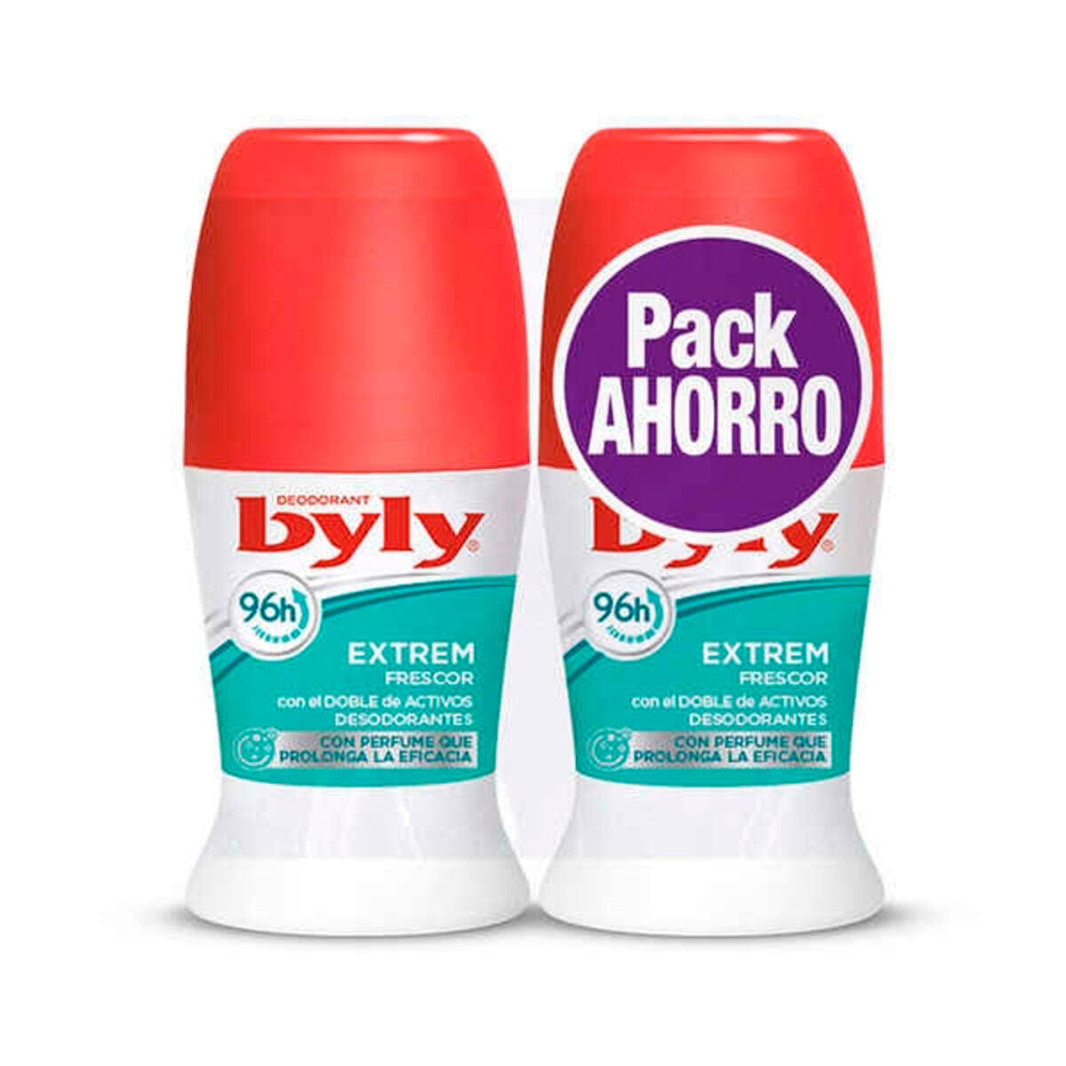 Roll-On Deodorant Extrem Frescor Byly (2 x 50 ml)