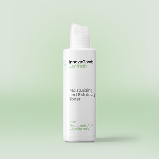 Moisturizing and Exfoliating Facial Toner CBD Zenfresh InnovaGoods 150 ml - Tonics and cleansing milks - InnovaGoods