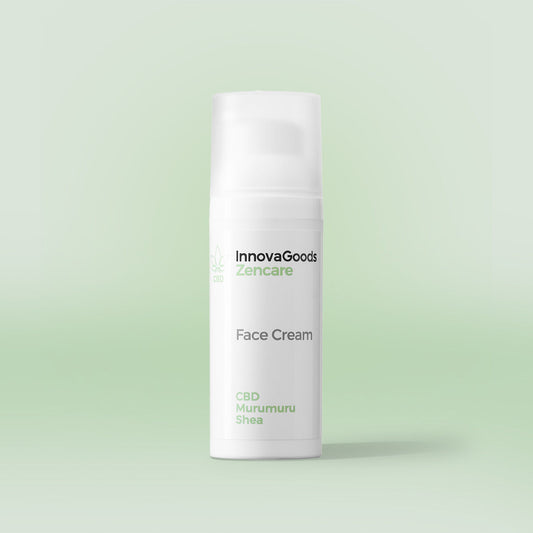 Hydrating Facial Cream CBD Zencare InnovaGoods 50 ml - Anti-wrinkle and moisturising creams - InnovaGoods